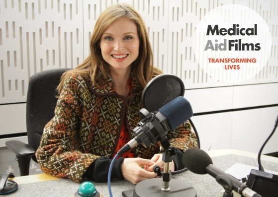Sophie Ellis-Bextor in BBC Broadcasting House studios to record our #R4Appeal