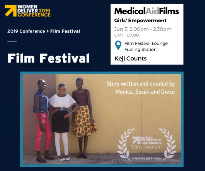 Keji Counts is being shown at the  Women Deliver Conference's Film Festival #WD2019